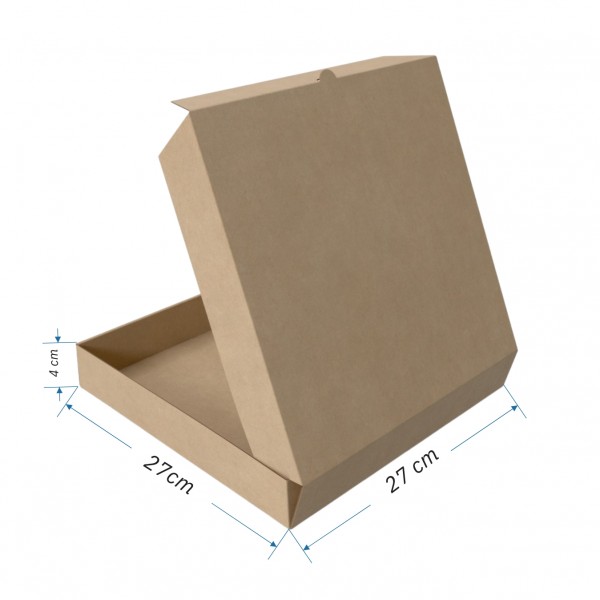 Pizzakarton 27x27x4