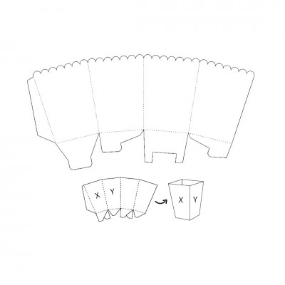 Snacks-Bucket 1,5 Liter / 51 Unzen
